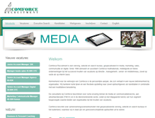 Tablet Screenshot of comforce.nl